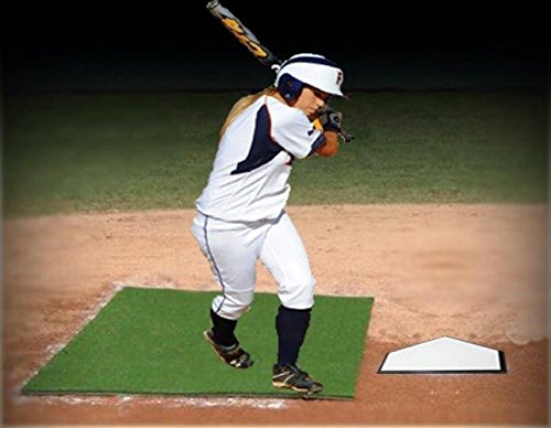 3'x7' Baseball Softball Hitting Stance Batting Practice Home Plate Mat